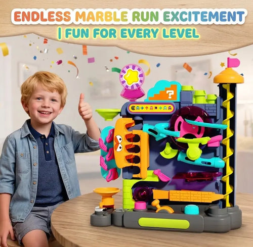 3D Marble Run Obstacle Adventure Game for kids
