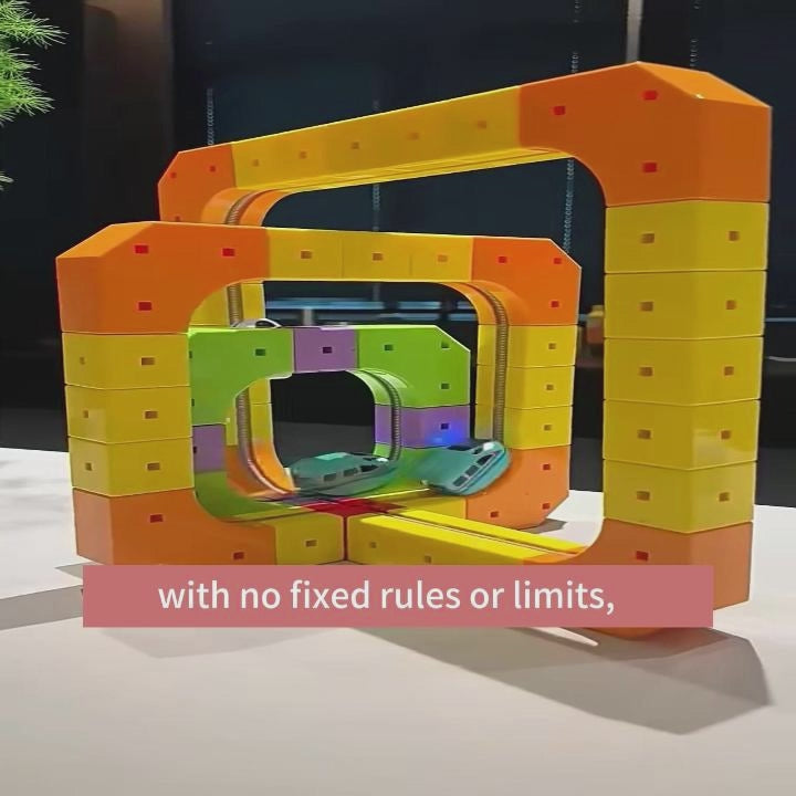 Magical 3D Building Track Train Set (STEM Educational Toy)